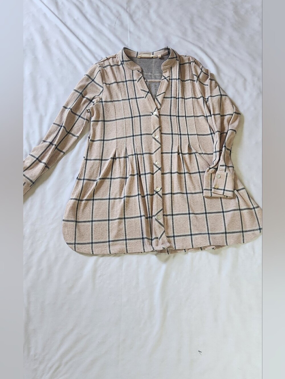 Soft Surrounding Flannel Blouse